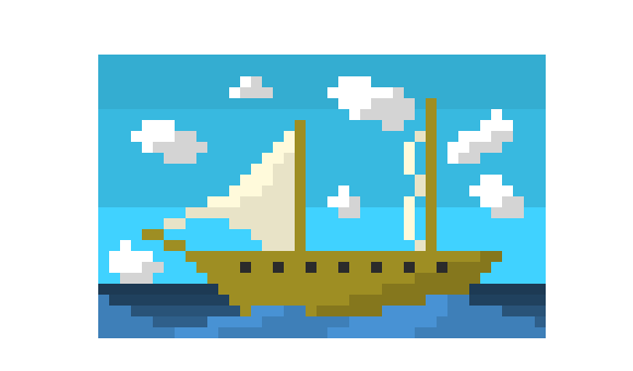 [63c367] boat with ocean 2