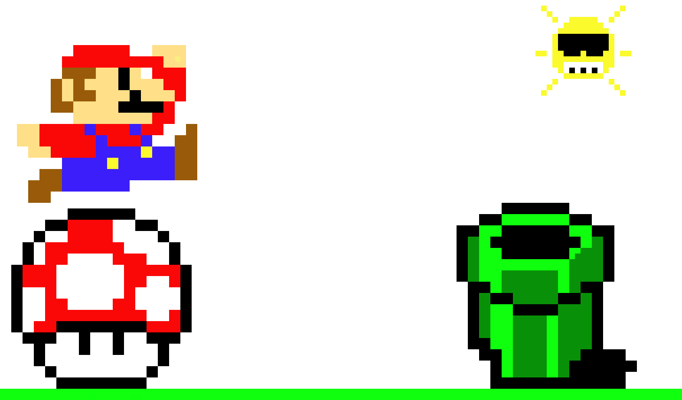 [9664c4] Mario jumping over mario