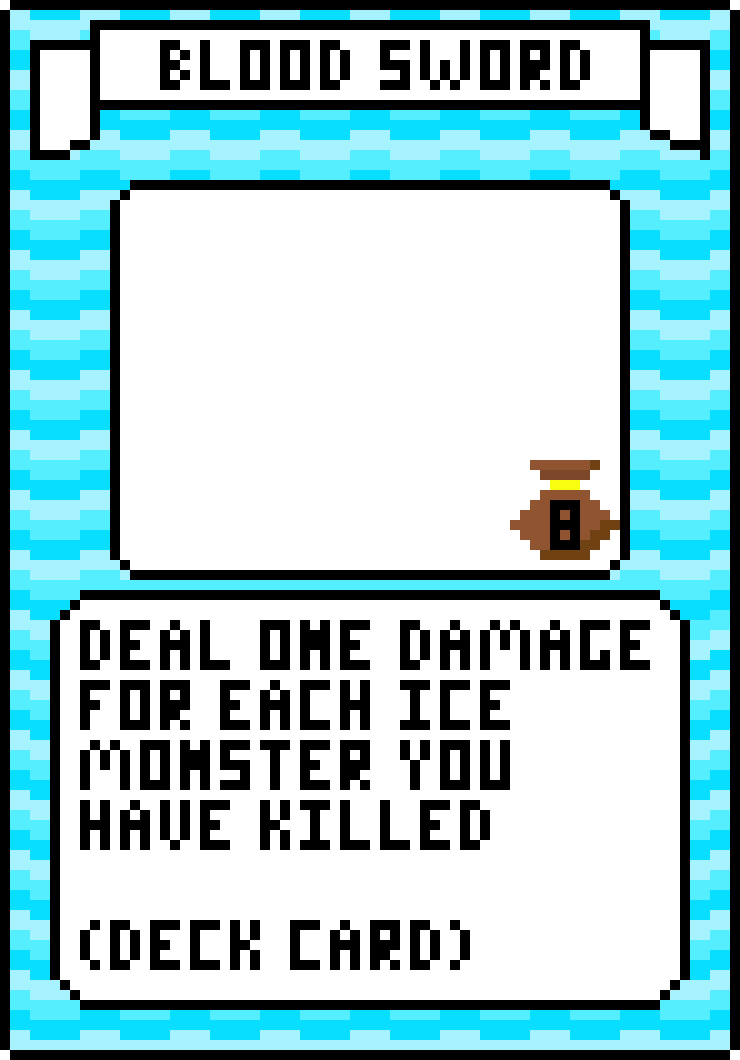 Ice Blood Sword Card