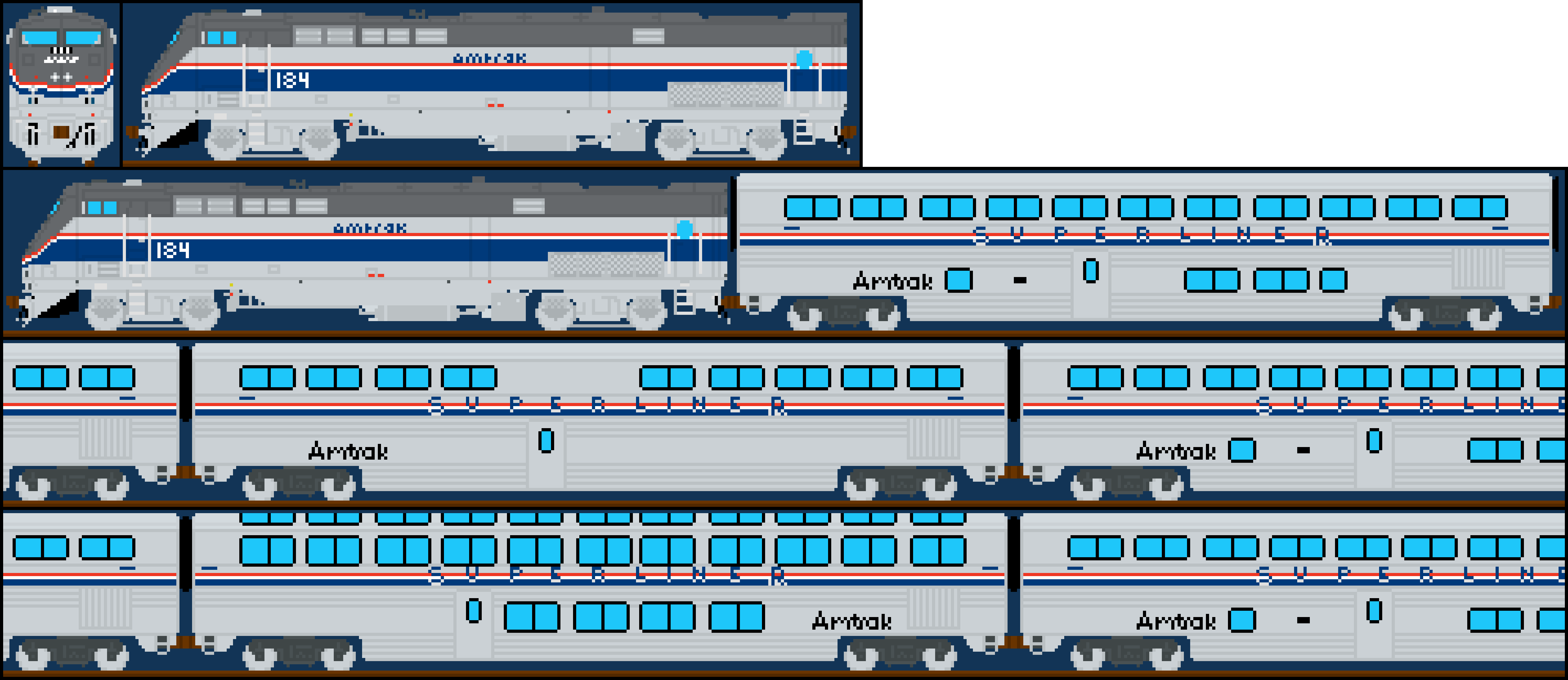 P42DC with Superliner [Phase IV (NEC)]