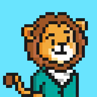 [06d42e] Pixel Lion