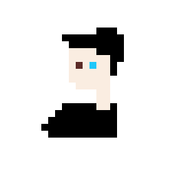 [ff52c6] 8 bit face