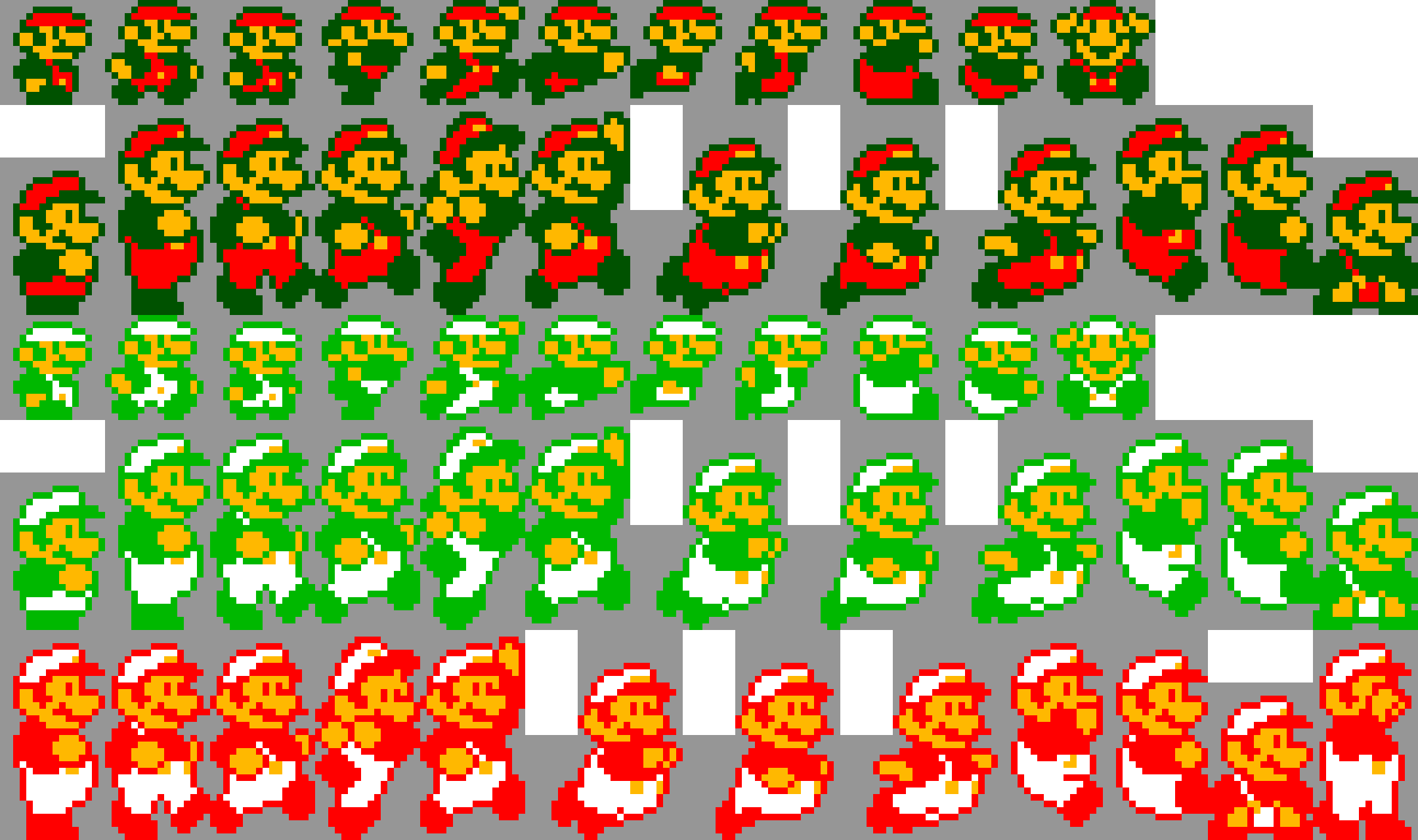 8-Bit Super Mario Allstars Sprites