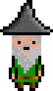 Pixel Wizard Green