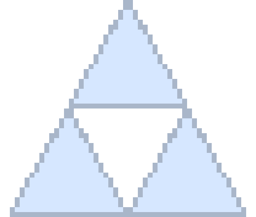 [59b7d2] transparent triforce