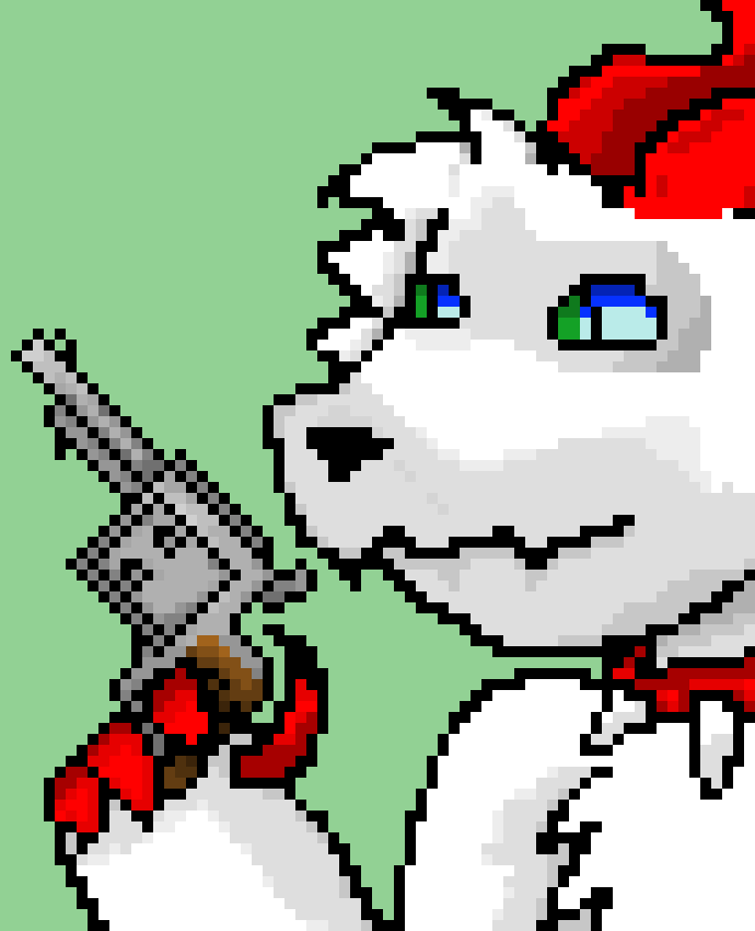 [95be89] -He has a gun- Hello... Squishy, right?...