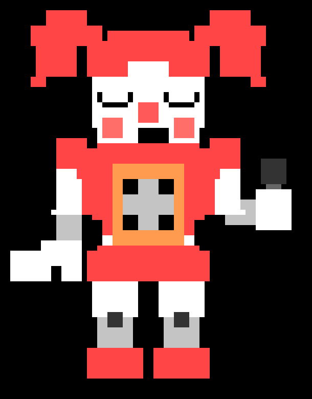 that "thing" is very weird.-Elizabeth Afton/Circus Baby