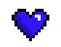 Dark Blue Heart