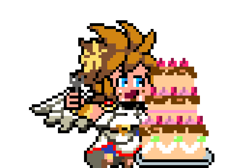 [9664c4] Pit eating Cake