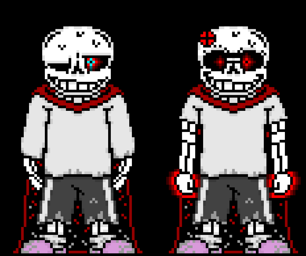[57dac4] he is still got his Sans like pesonality, so he would still be confident, so i put a smile in with some fixes
