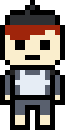 [86a47a] danganronpa pixel sprite base- Daizen Sasaki V4