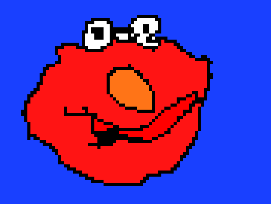 [1b725c] Off brand elmo By Easton 