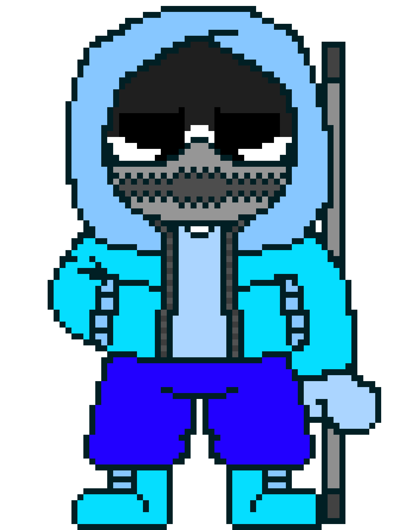 [c88058] Chills Sans Staff Serious 1