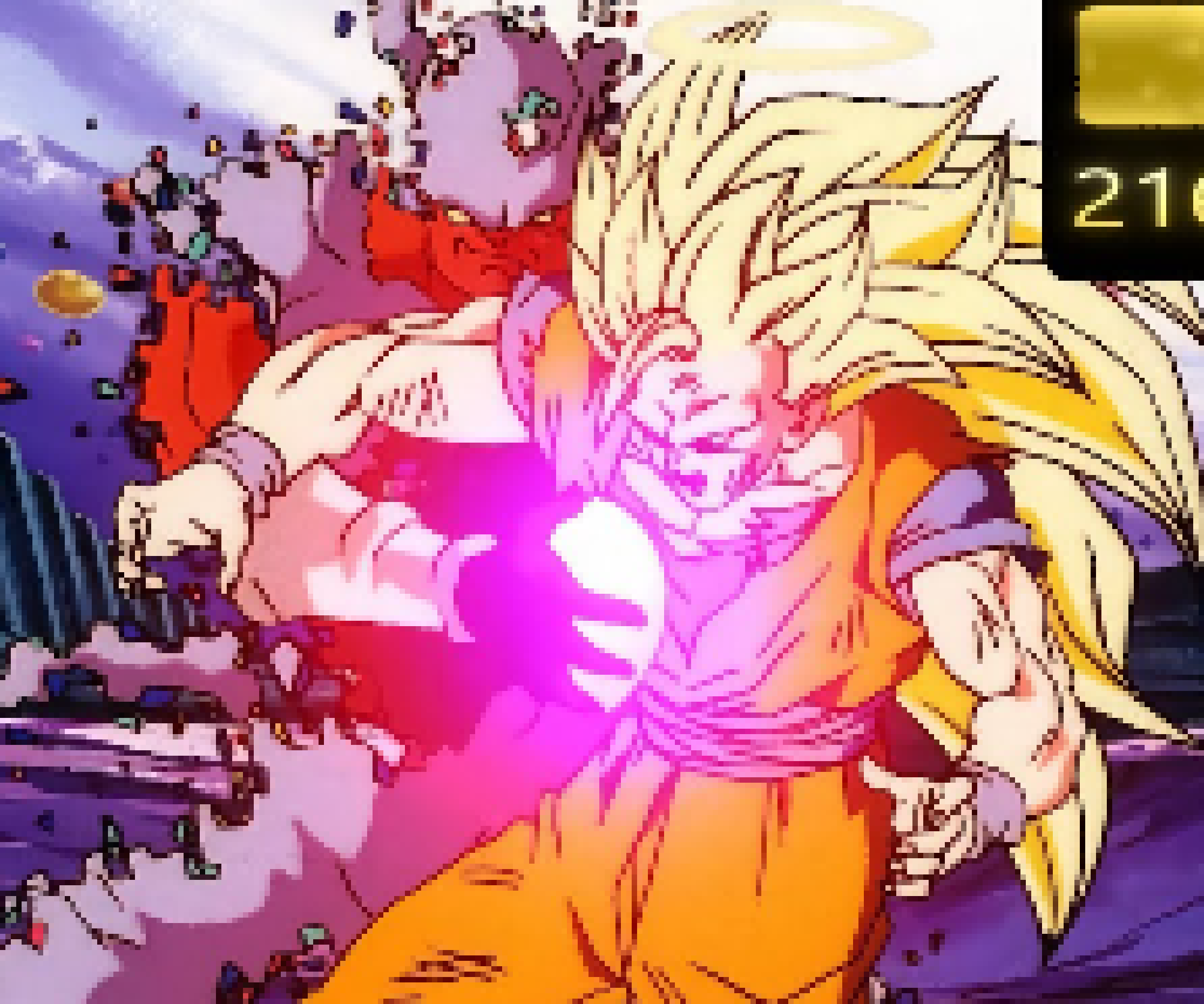 [c0cbd4] [insert reappaering behind the worm like janemba and blasting him]