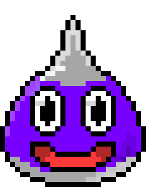 [5b2f3e] -makes a slurping noise, as many more slimes of different shapes, sizes and colors turn the mountain to sand-