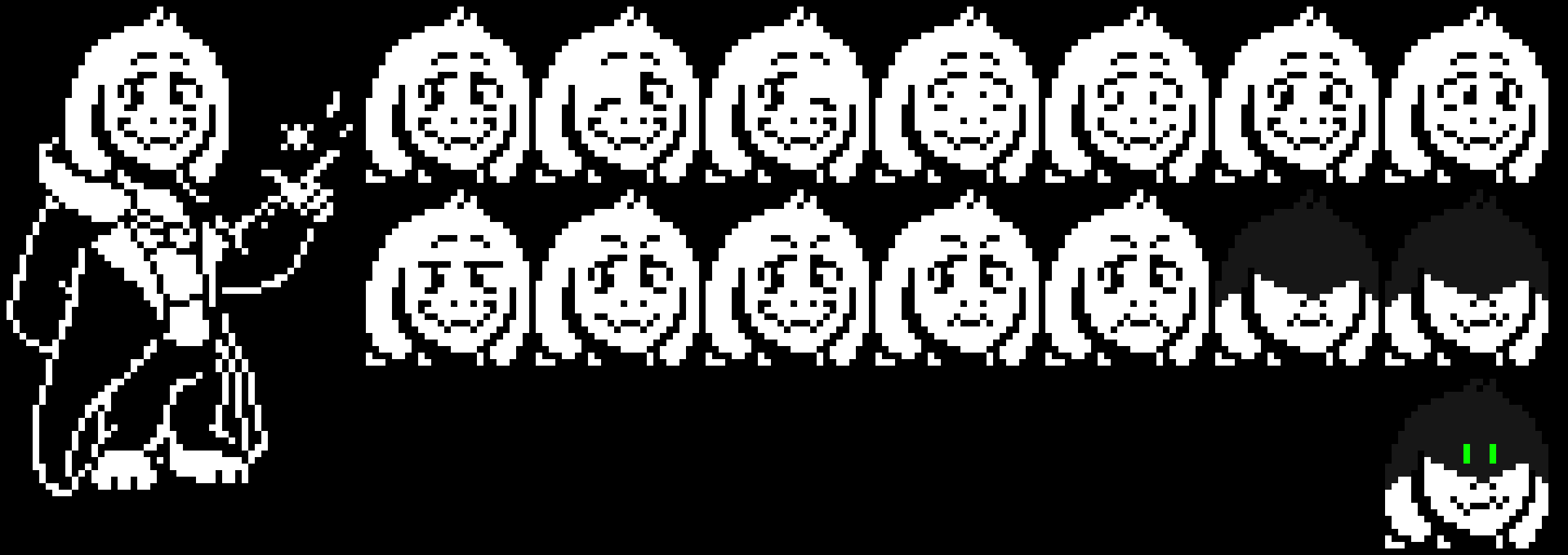 SuddenShiftfulSwaps Asriel [Palette] | -Terrie