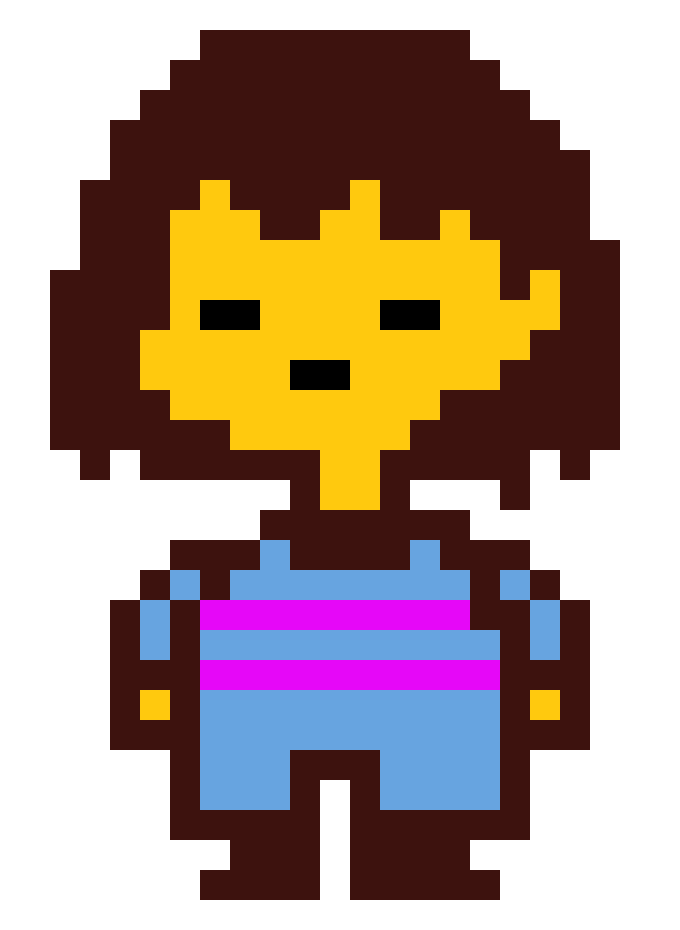 [c23a9e] Undertale Frisk Sprite (Color Edit Fix)