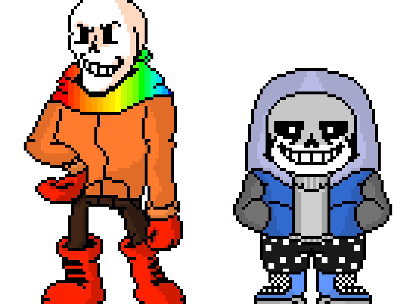 [95be89] Spinshift (storyshift version) Sans and papyrus.