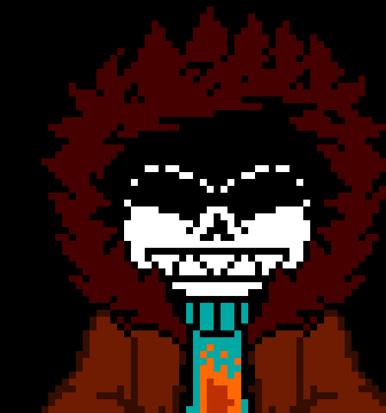 *Burning the blaster*