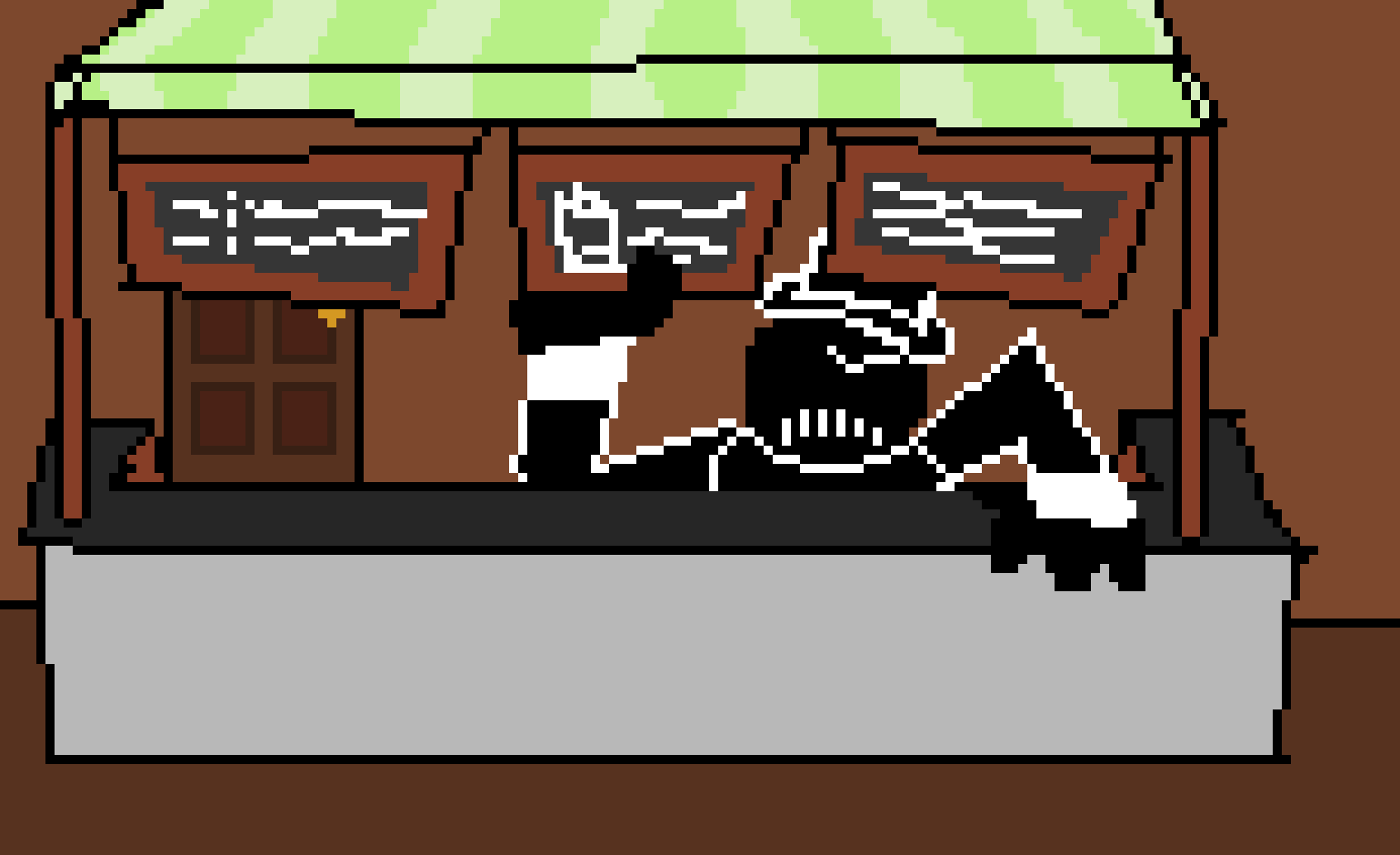 [38c0b2] Hes cramped, the stall is a tad bit small for him