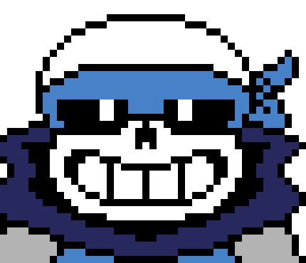 did you guys even see i remade my sprite? - ts sans (landon)
