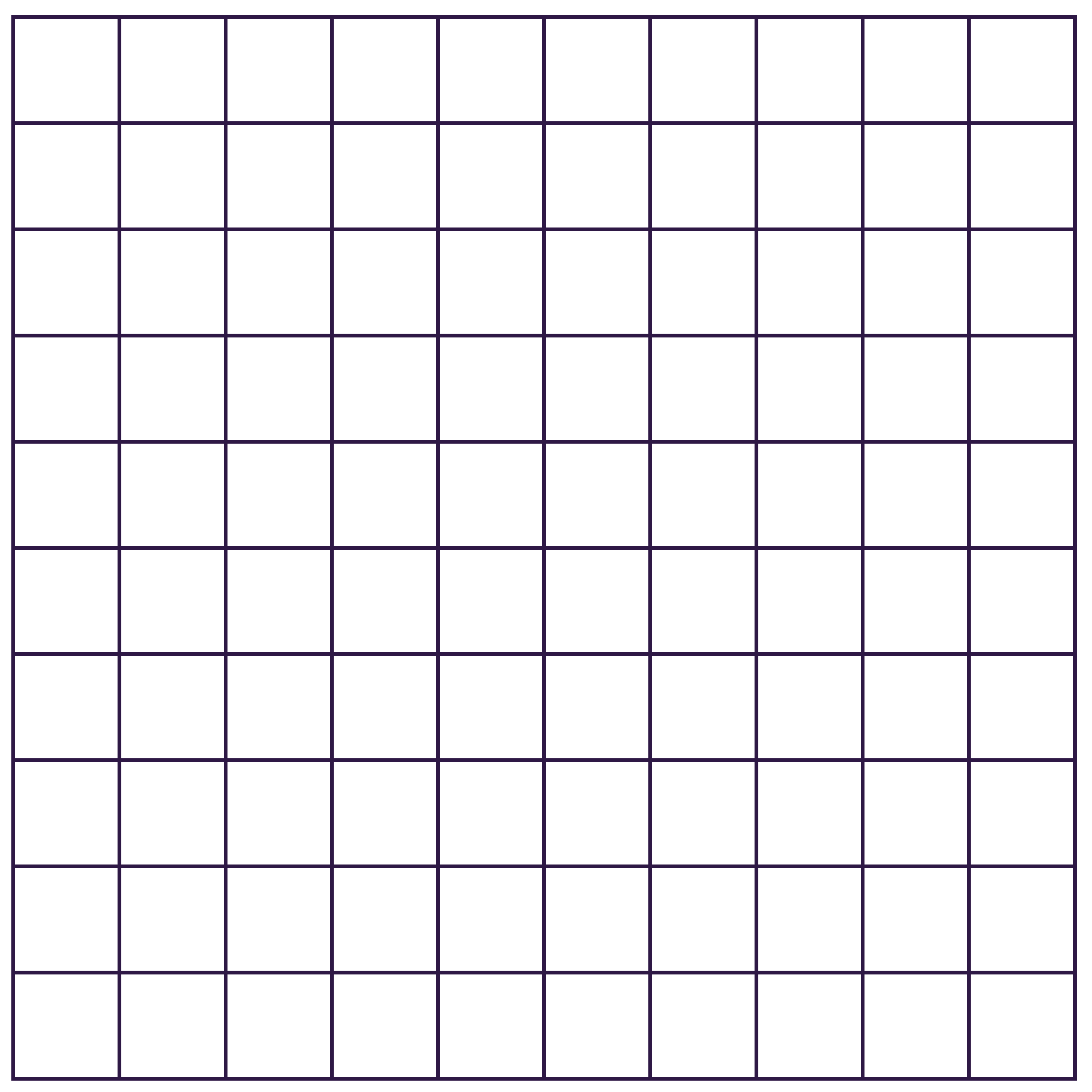 10x10 grid