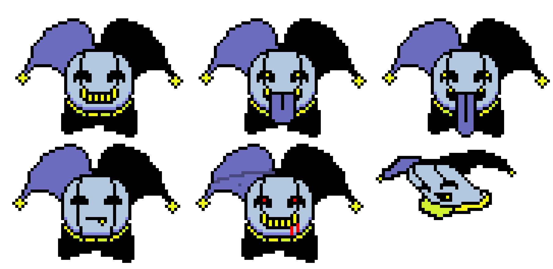[23bf53] Jevil Dialogue Sprite Sheet