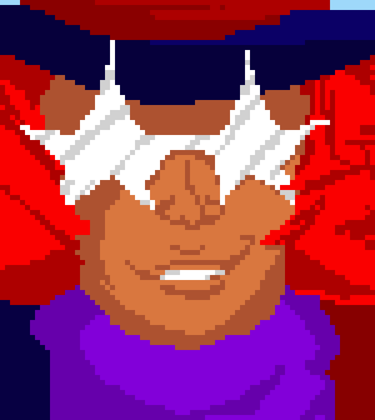 [90dac8] [VAL'S TURN] Andre would snap their fingers, as Val fell. "You guys look so tough! I wonder why nobody else besides you two are fighting me, though?" As Andre would point at Mariposa, Zanius, and the Professor.