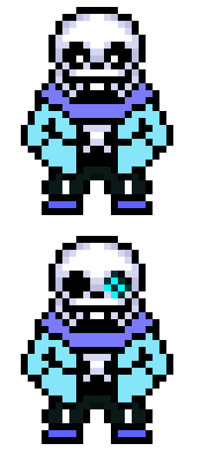 [a295b1] Frost!Sans Overworld Sprite (Updated)