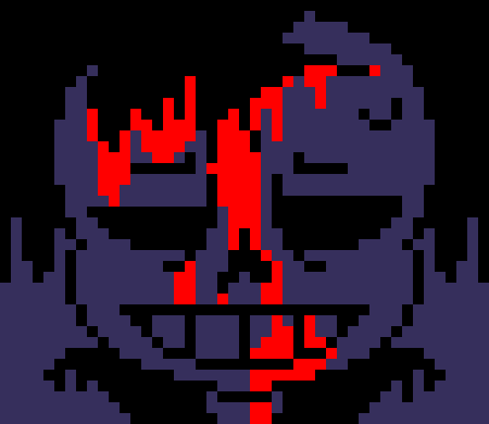 [7ce906] *(Demented falls...) -HorrorTale Sans