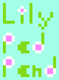 [3bcf66] lily pad pond title