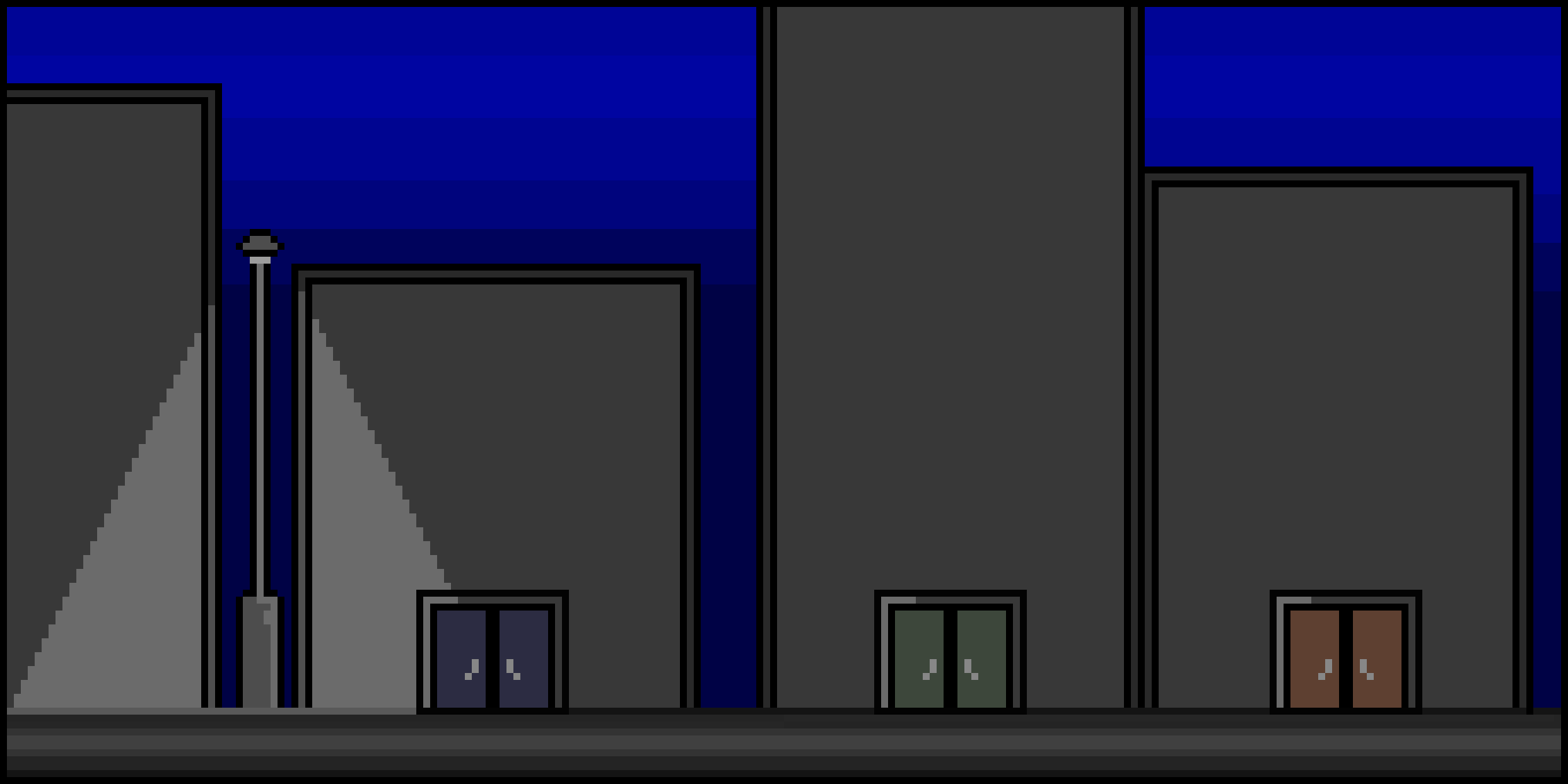 pixel art title screen