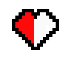 [44b074] Heart Sprite Half Health