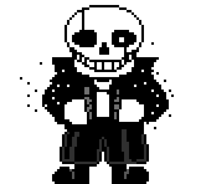 [95be89] Vantablack sans sprite