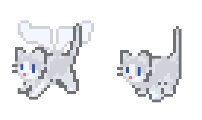 flying cat uwu