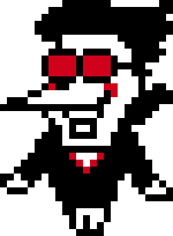 [55019f] Spamton But he may be red