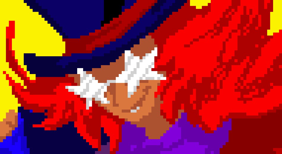 [90dac8] "SHOWSTOPPED!" A voice exclaimed out of nowhere, as Wes and Bloob are halted in their tracks.