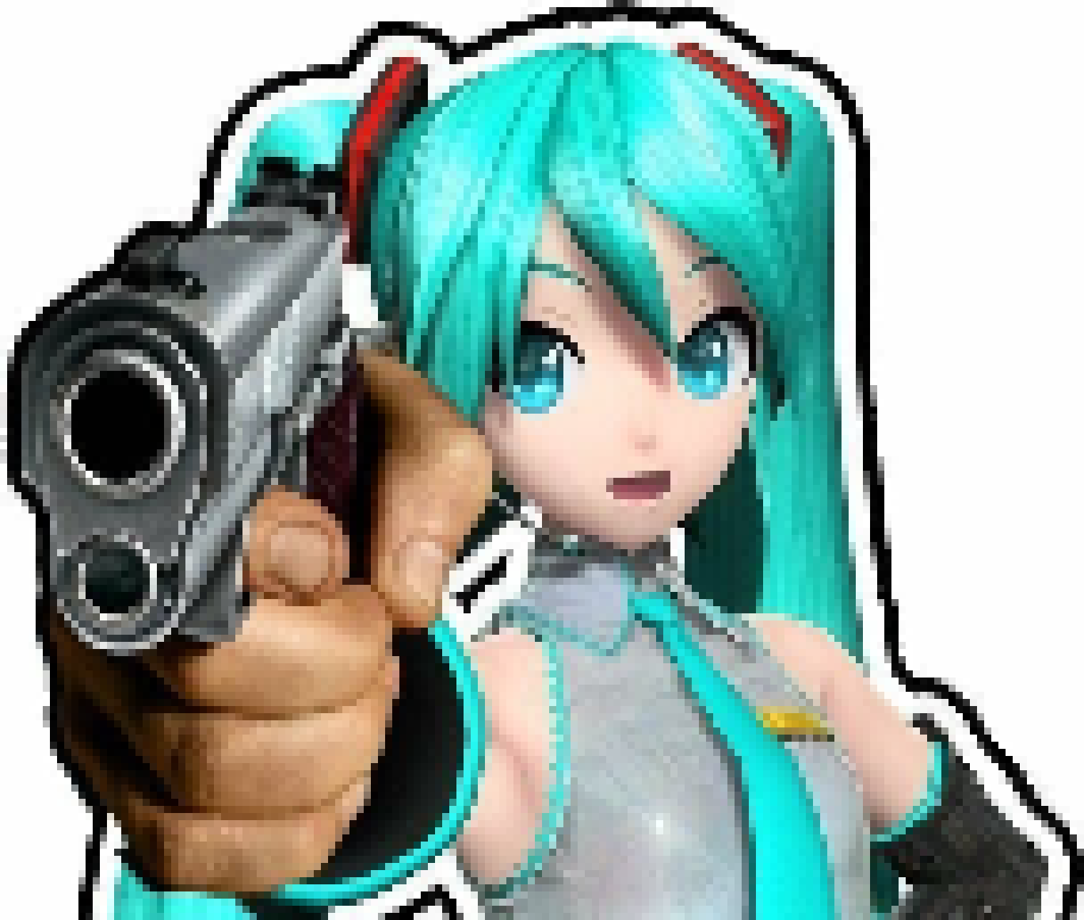 [990543] She is going to shoot you.