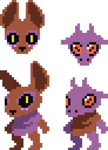 [0835f6] goat and rabbit lineless