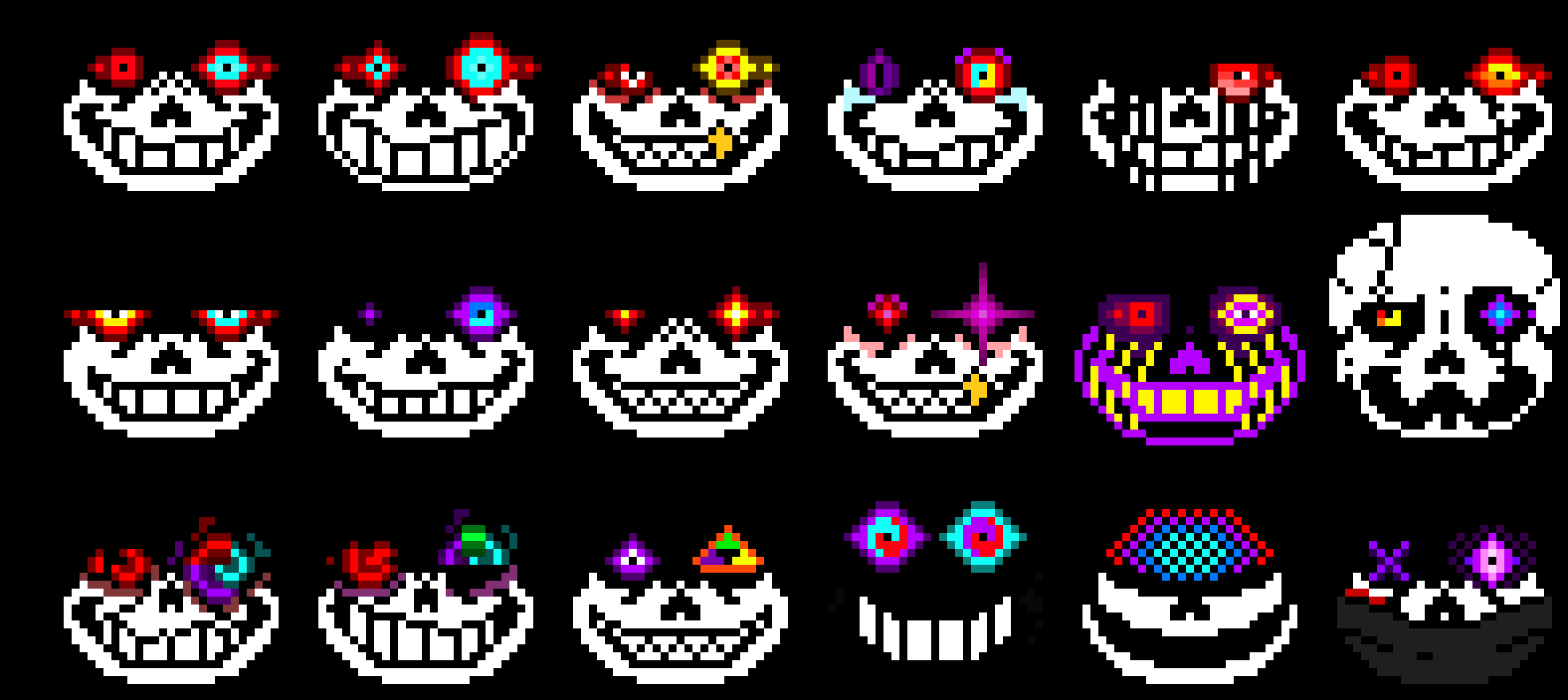 [Dusttale][Dustswap:Dusttrust][Dustfell][Dustswap:dustbelief classic][Kllertale:The fanatic's terror][Echodust][Classic!Dustswapswap][canon!dustswapswap][Revertfell:Dusted][Outerdustfell][Errordust][Ink and blood][Dusttale:unstable][Dustswap:demented dusttrust][Dustswapfell dustcord][Dustdust][Dusttale last genocide phase 3][X-dust]