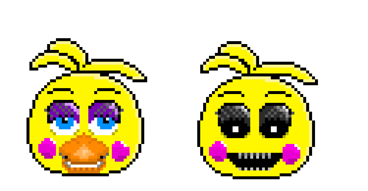 toy chica and no beeck toy chica