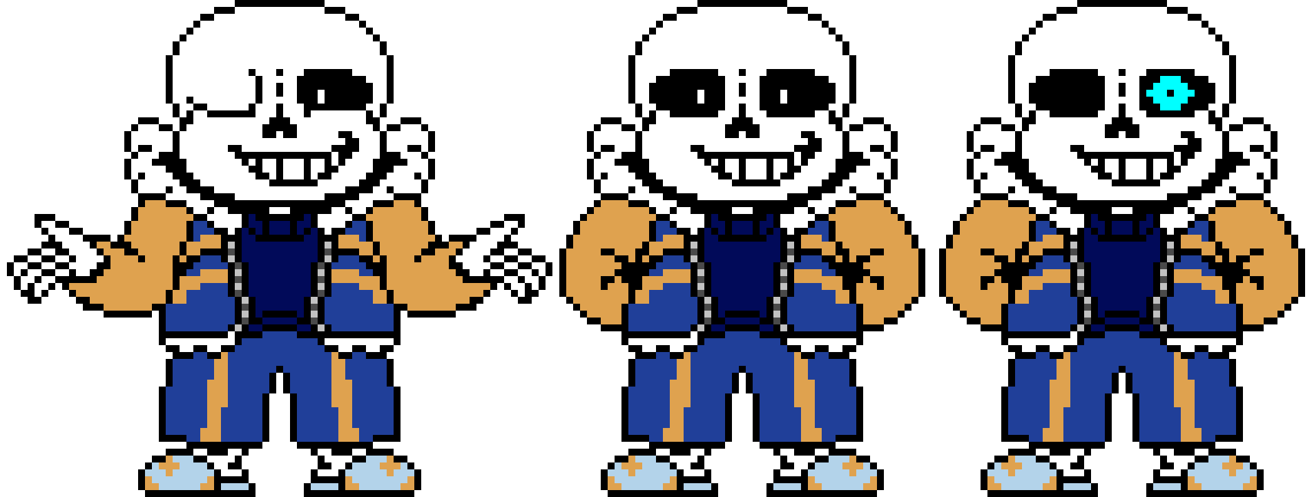 Outertale Sans Sprite.
