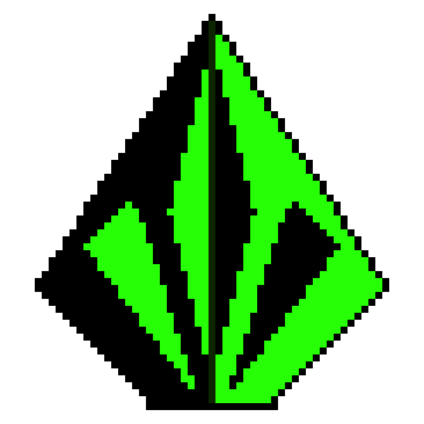 [6befe5] Volcom pixel art logo