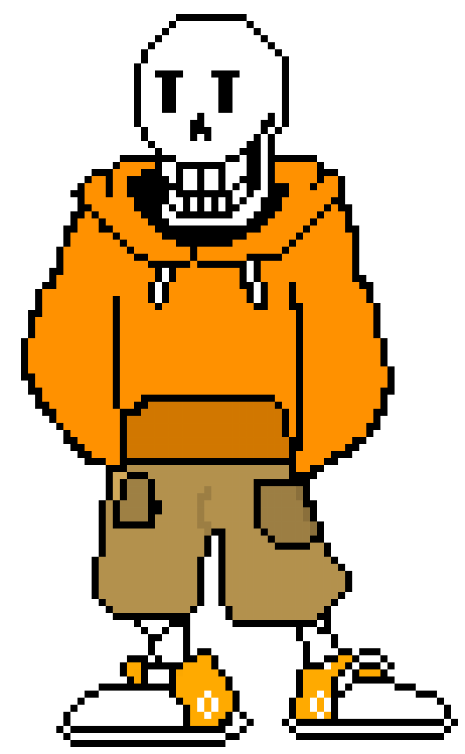 Underswap Papyrus Colored Battle Sprite
