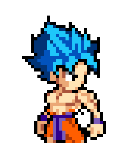 Goku ssj blue made by ur friend violet sans