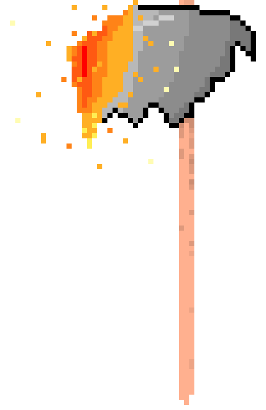 [9664c4] Doom's Fiery Battleaxe