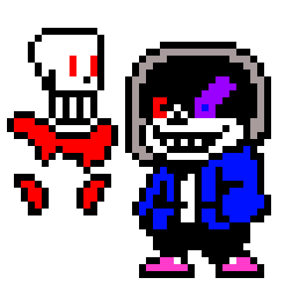 Sans's And Dusttale Papyrus [King Squid Edit]