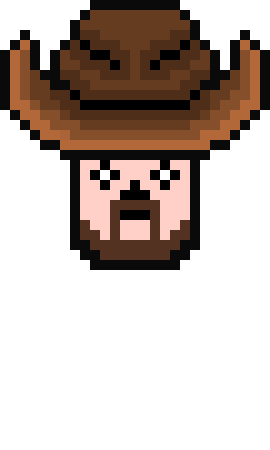 [9664c4] cowboy head