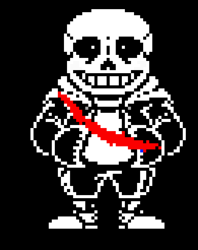 [c6437a] UNDERTALE BETRAYER PHASE 3 - Sans colored sprite.