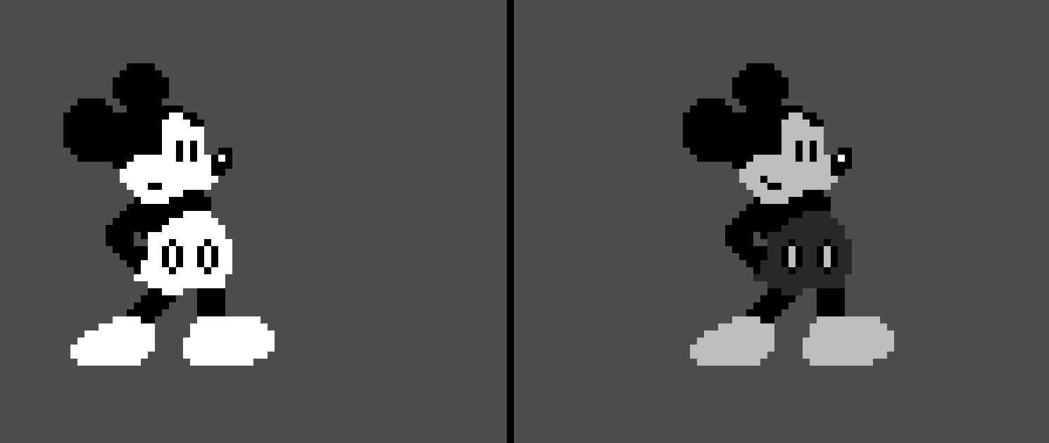 Original Suicide Mouse VS FNATI Suicide Mouse